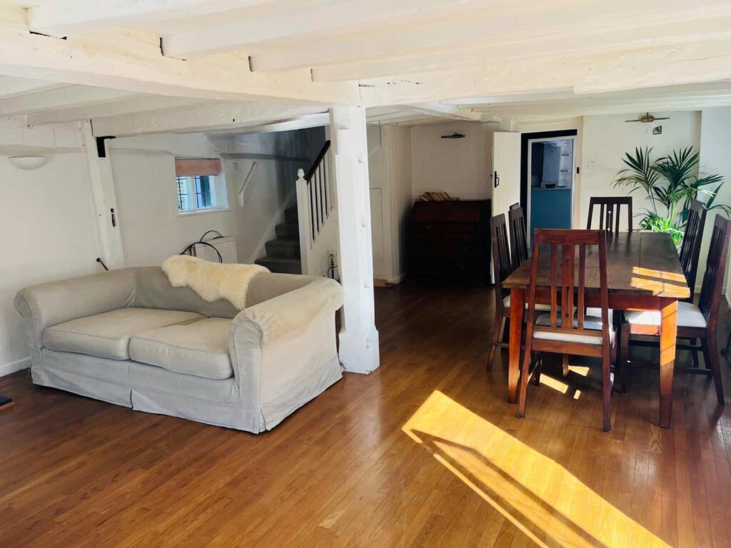 Living room furniture prepared during a house move from Ealing W5 to Northfields W13